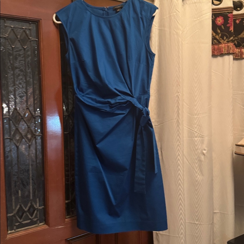 Ann Taylor Vibrant Blue Midi Dress